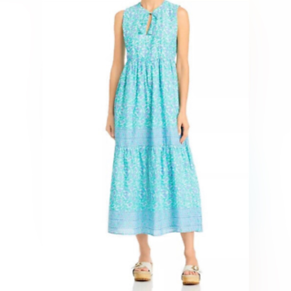 Vineyard Vines Women's Guana Floral Tiered Midi Dress